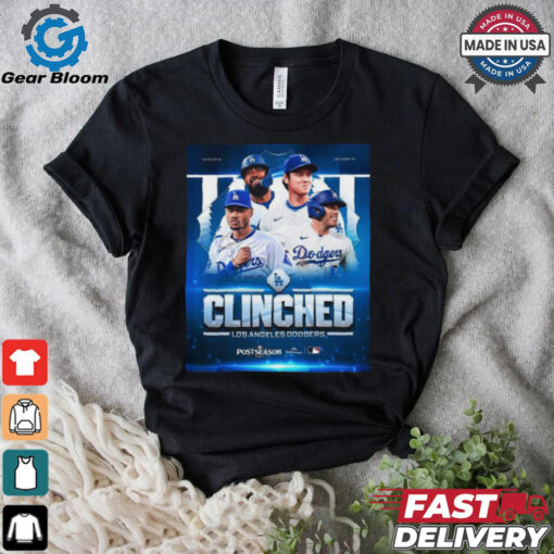 Los Angeles Dodgers 2024 Clinched Postseason T Shirt