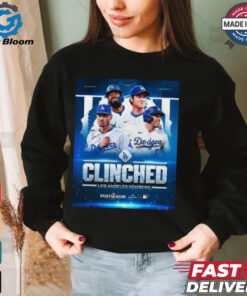 Los Angeles Dodgers 2024 Clinched Postseason T Shirt