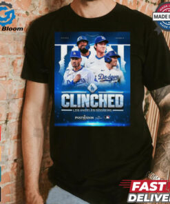 Los Angeles Dodgers 2024 Clinched Postseason T Shirt