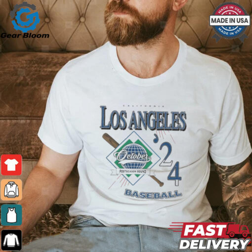 Los Angeles Dodgers California 2024 October Postseason Bound T Shirt