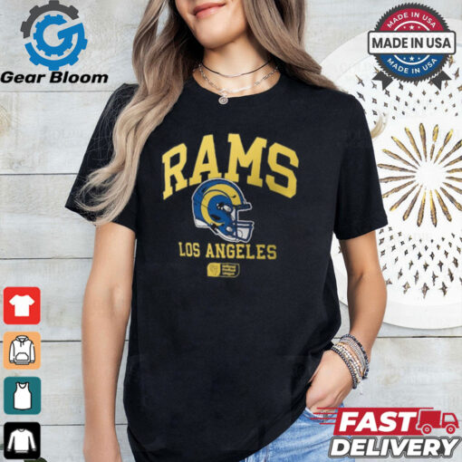 Los Angeles Rams Nike Anthracite Helmet Essential T Shirt