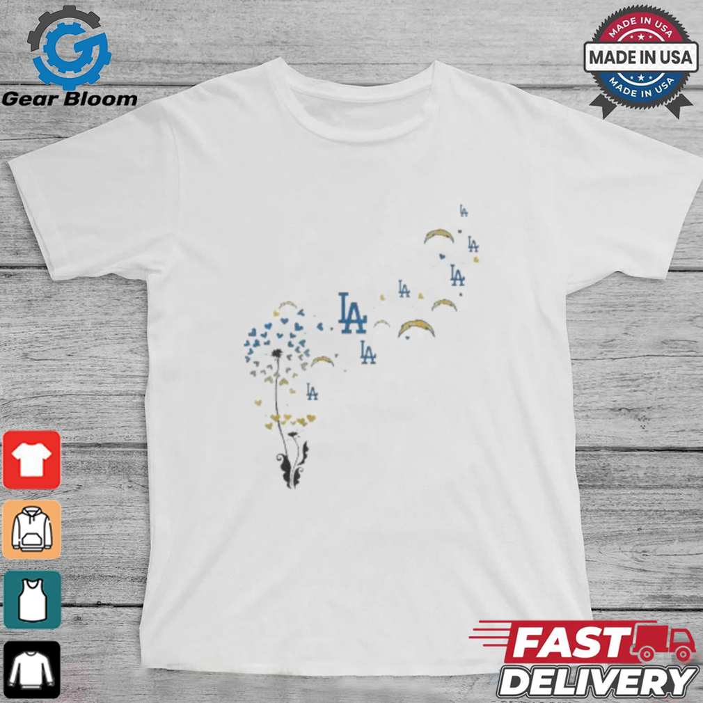 Los Angeles Sports Teams Floral Dandelion Shirt Los Angeles Sports Teams Floral Dandelion Shirt