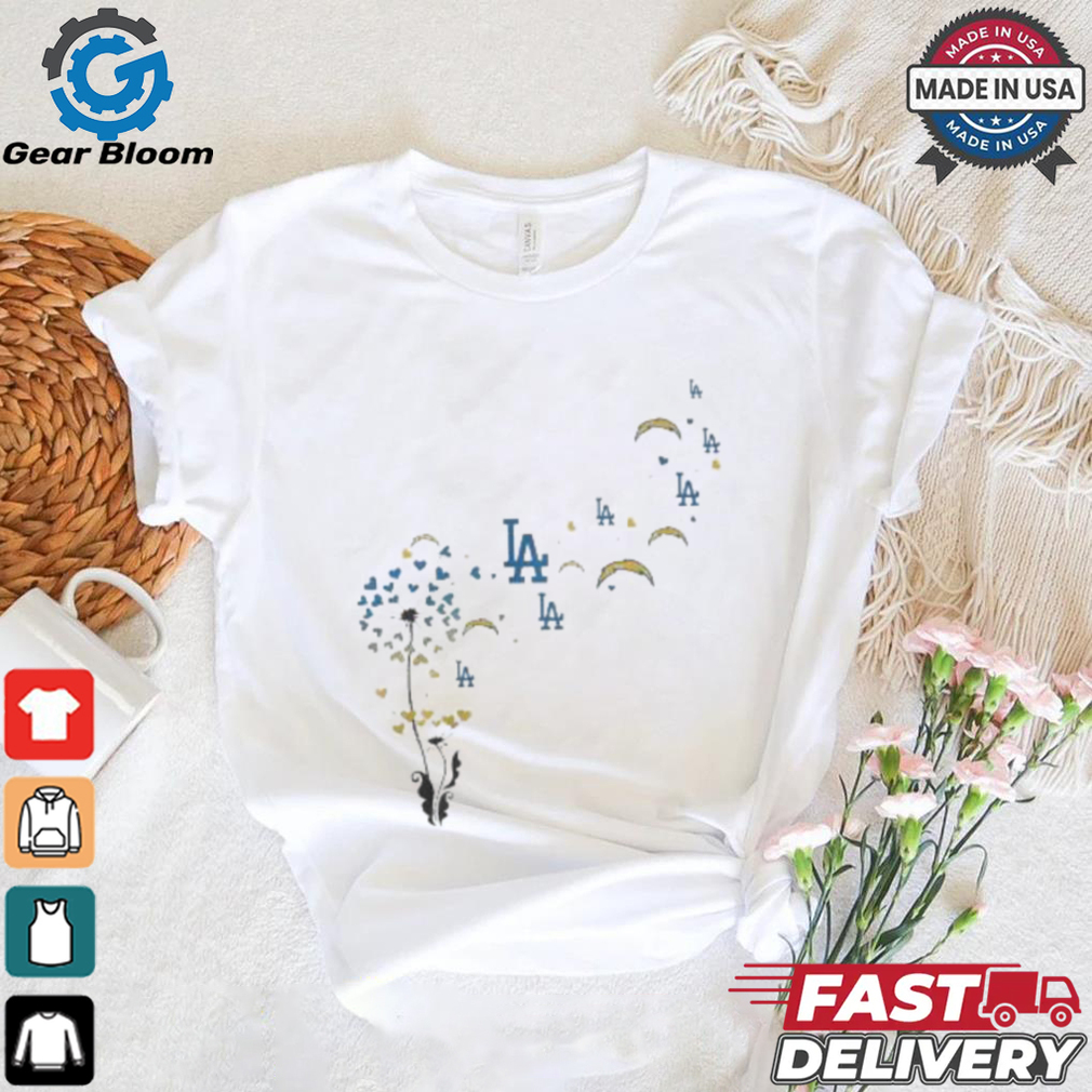 Los Angeles Sports Teams Floral Dandelion Shirt Los Angeles Sports Teams Floral Dandelion Shirt