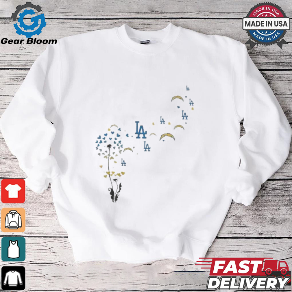 Los Angeles Sports Teams Floral Dandelion Shirt Los Angeles Sports Teams Floral Dandelion Shirt