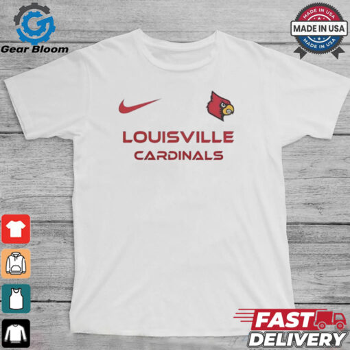 Louisville Cardinals Go Cardinals Nike logo shirt