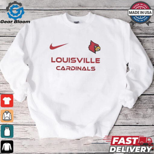 Louisville Cardinals Go Cardinals Nike logo shirt