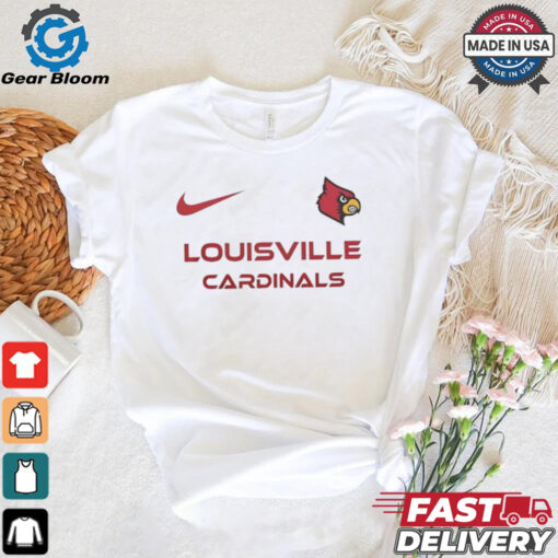 Louisville Cardinals Go Cardinals Nike logo shirt