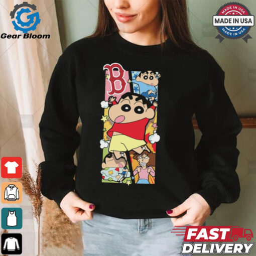 MLB Anime Shine Cute Boston T Shirt