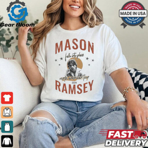 Mason Ramsey Falls Into Place Worth American Tour 2024 Photo T shirts