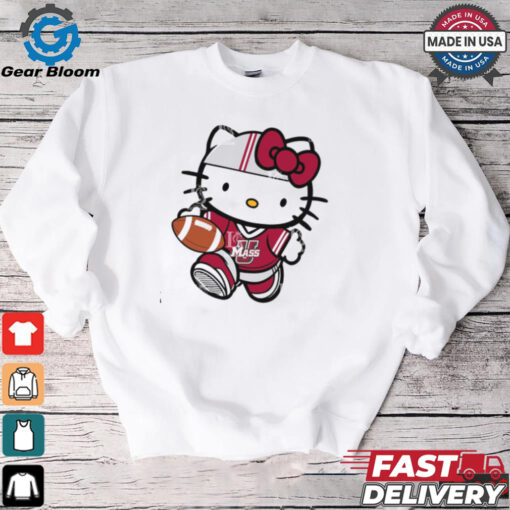 Massachusetts Minutemen Cute Hello Kitty Football shirt