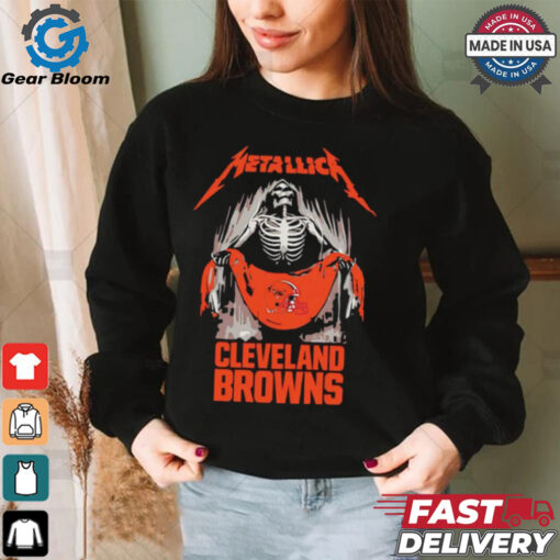 Metallica X Cleveland Browns NFL shirt