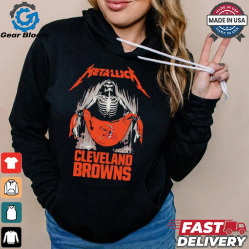 Metallica X Cleveland Browns NFL shirt