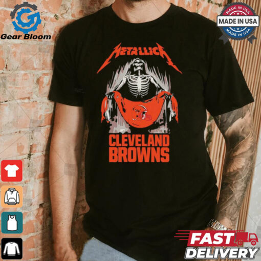 Metallica X Cleveland Browns NFL shirt