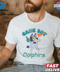 Miami Dolphins Bluey Game Day shirt