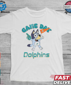 Miami Dolphins Bluey Game Day shirt