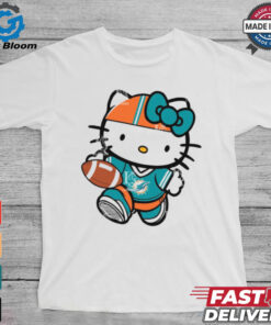 Miami Dolphins Cute Hello Kitty Football shirt