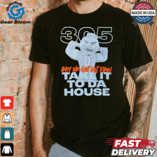 Miami Hurricanes take it to da house shirt