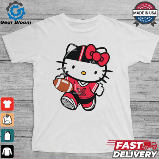 Miami RedHawks Cute Hello Kitty Football shirt