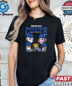 Michael Myers And Billy The Puppet X Indianapolis Colts Pee On NFL Teams Halloween Shirt