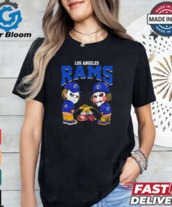 Michael Myers And Billy The Puppet X Los Angeles Rams Pee On NFL Teams Halloween Shirt