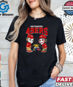 Michael Myers And Billy The Puppet X San Francisco 49ers Pee On NFL Teams Halloween Shirt