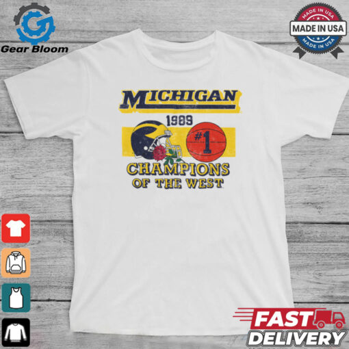 Michigan Vintage 1989 Champions of the West Shirt