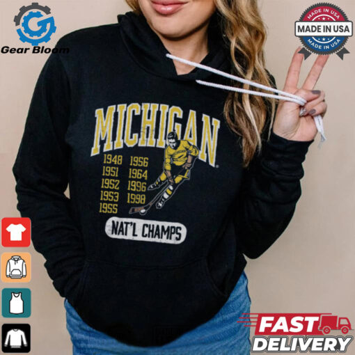 Michigan Vintage Hockey Champions Shirt