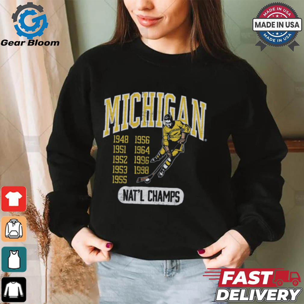 Michigan Vintage Hockey Champions Shirt Michigan Vintage Hockey Champions Shirt