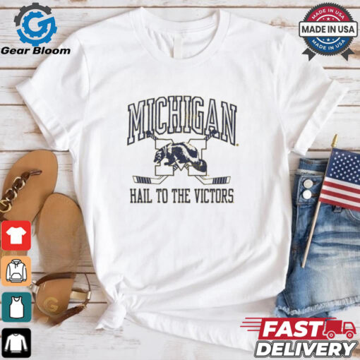 Michigan Vintage Hockey Shirt