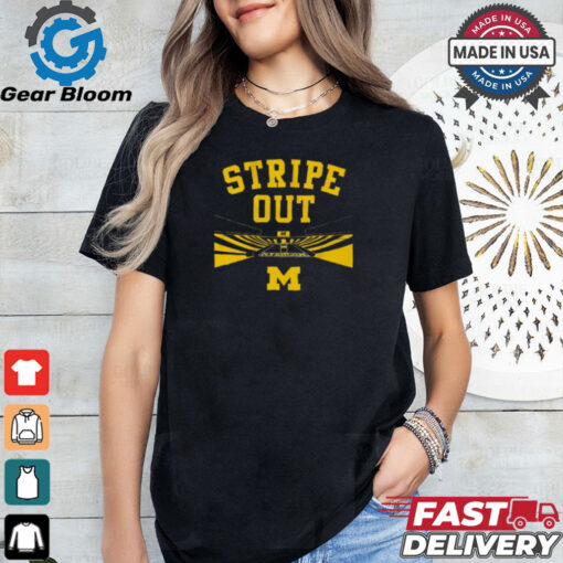 Michigan Wolverines Football Big House Stripe Out t shirt