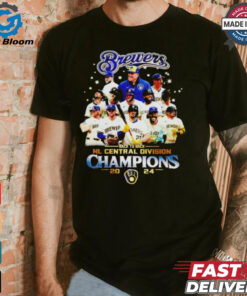 Milwaukee Brewers Back To Back NL Central Division Champions 2024 T Shirt