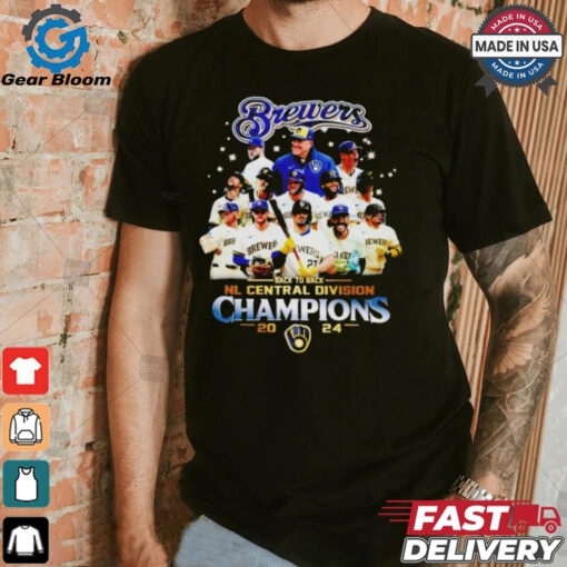 Milwaukee Brewers Back To Back NL Central Division Champions 2024 T Shirt