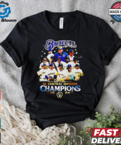 Milwaukee Brewers Back To Back NL Central Division Champions 2024 T Shirt