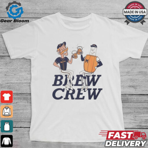 Milwaukee Brewers drinking mascot T shirt