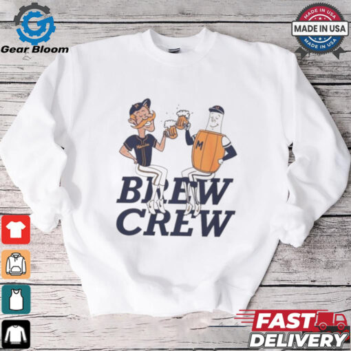 Milwaukee Brewers drinking mascot T shirt