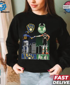 Milwaukee Sports Teams 2024 Yelich And Antetokounmpo Shirt
