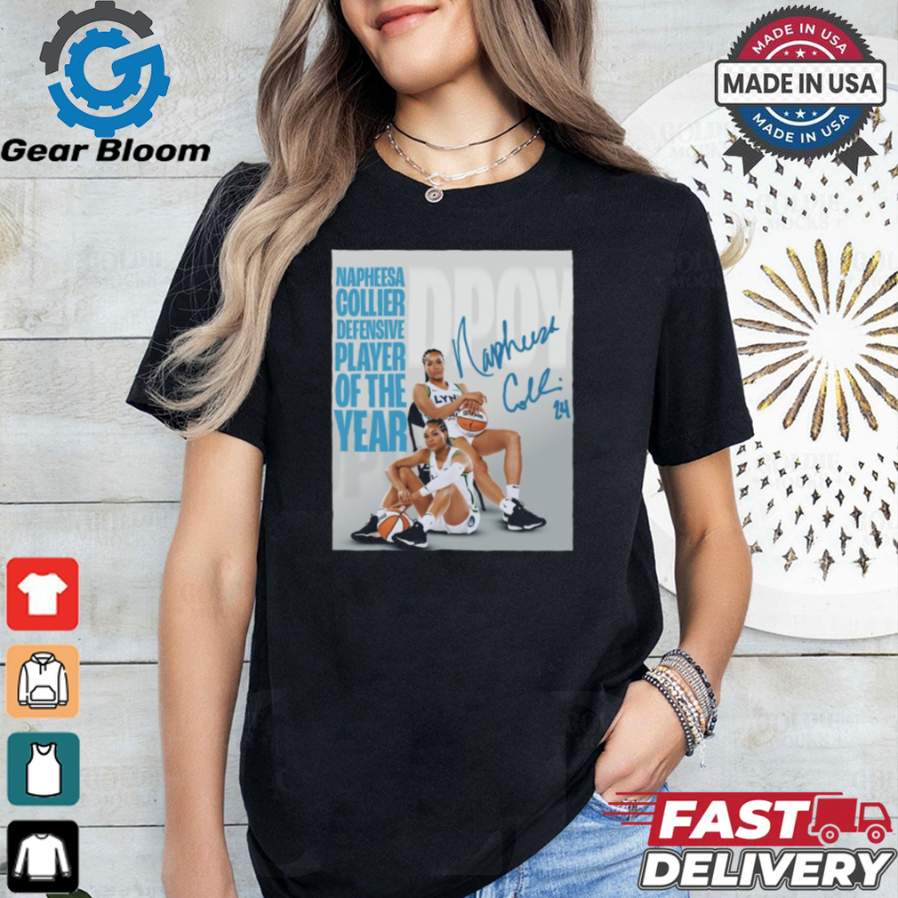 Minnesota Lynx Napheesa Collier KIA WNBA Defensive Player of the Year 2024 Signature Poster t shirt Minnesota Lynx Napheesa Collier KIA WNBA Defensive Player of the Year 2024 Signature Poster t shirt