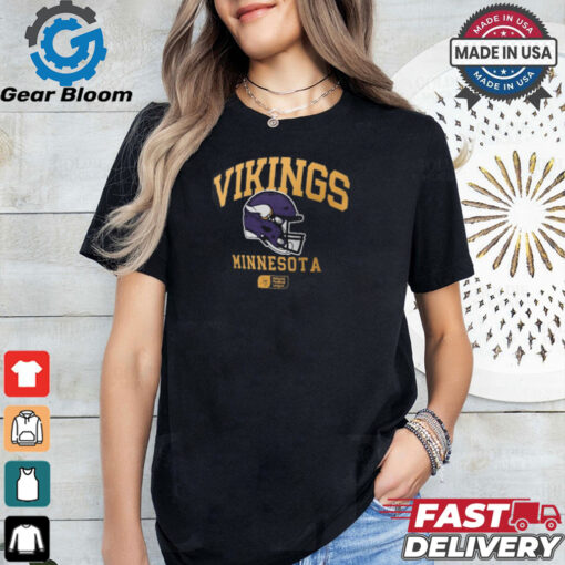 Minnesota Vikings Nike Anthracite Helmet Essential T Shirt