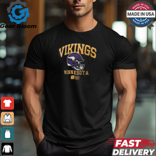 Minnesota Vikings Nike Anthracite Helmet Essential T Shirt