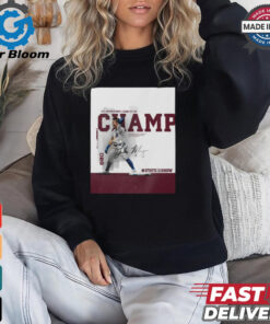 Mississippi State Jake Mangum 2024 International League Batting Champ Signature Poster t shirt