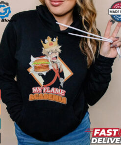 My Flame Academia Bakugo Burger King Shirt