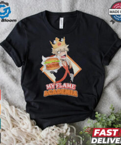 My Flame Academia Bakugo Burger King Shirt