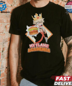 My Flame Academia Bakugo Burger King Shirt