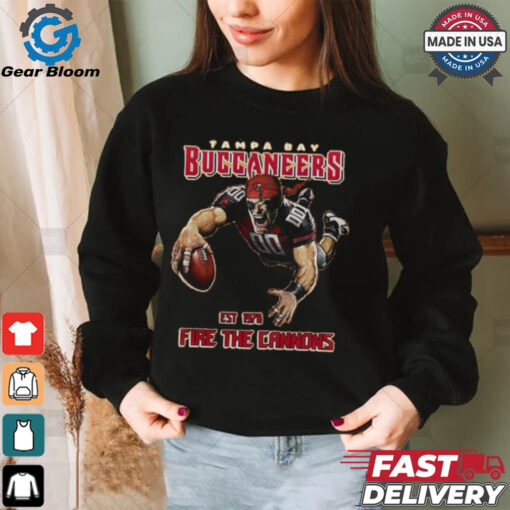 NFL Tampa Bay Buccaneers EST 1976 Fire The Cannons Mascot Shirt