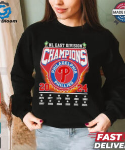 NL East Division Champions 2024 Philadelphia Phillies Vintage Shirt