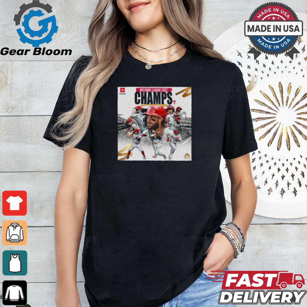 National League East Champions Philadelphia Phillies NBC Sports Philadelphia Poster t shirt National League East Champions Philadelphia Phillies NBC Sports Philadelphia Poster t shirt