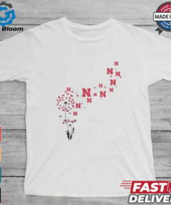 Nebraska Cornhuskers Floral Dandelion Shirt