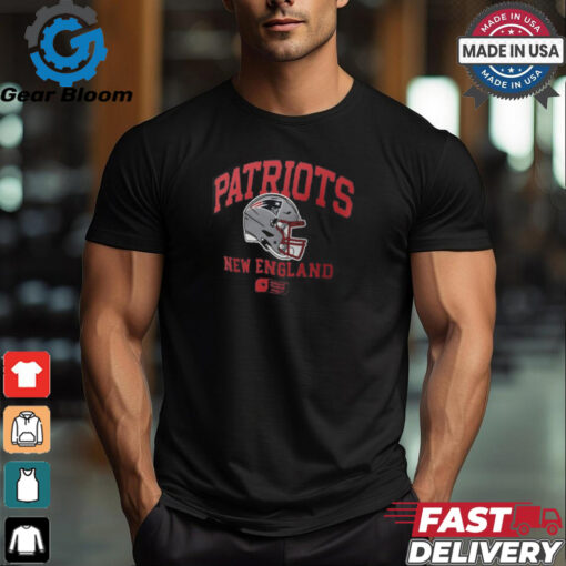 New England Patriots Nike Anthracite Helmet Essential T Shirt