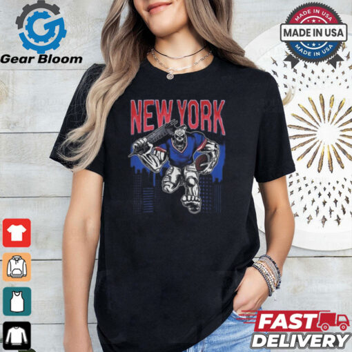 New York Giants Football Skeleton Bootleg Shirt