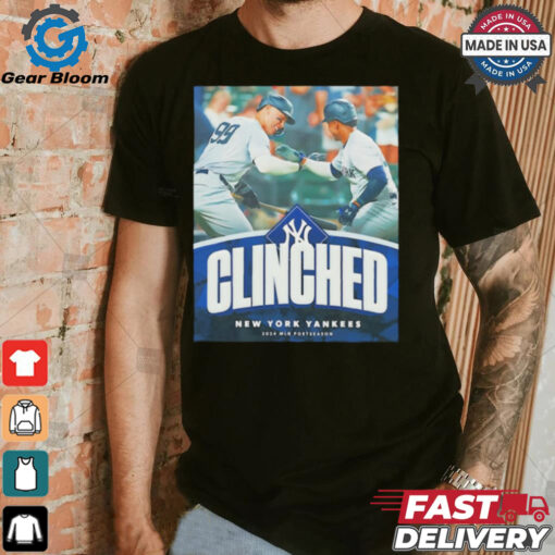 New York Yankees 2024 MLB Postseason clinched shirt